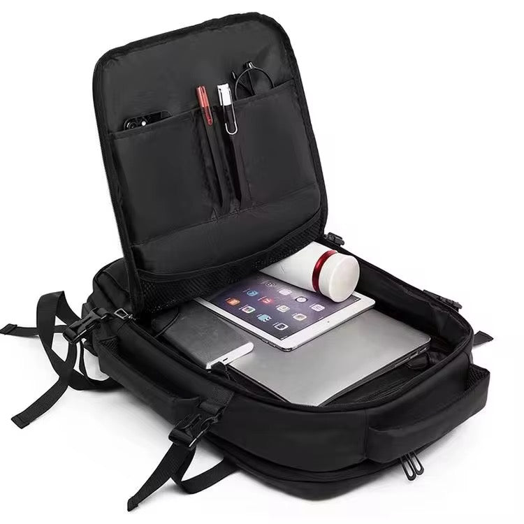 17inch Black Expandable Laptop Backpack #8853