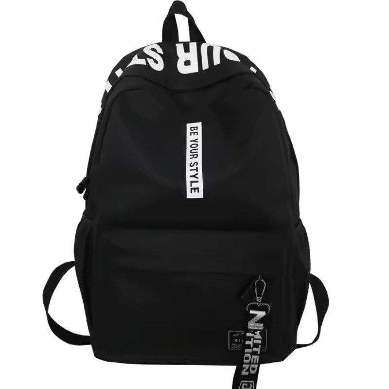 Be Your Style – Black Minimalist Backpack