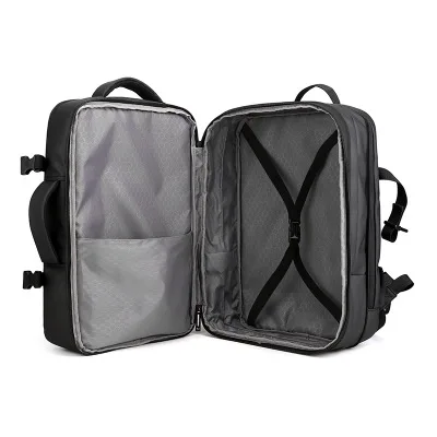 Expandable 17inch Laptop Backpack #1904 Black