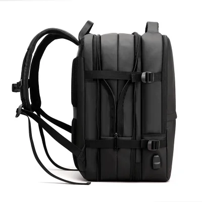 Expandable 17inch Laptop Backpack #1904 Black
