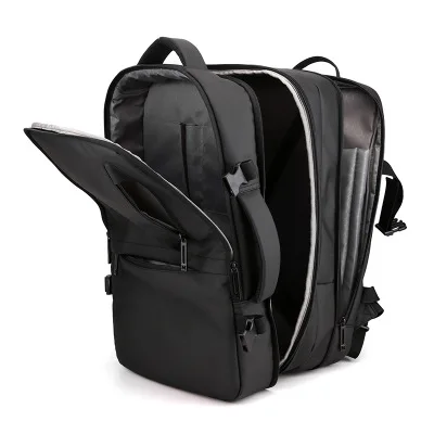 Expandable 17inch Laptop Backpack #1904 Black