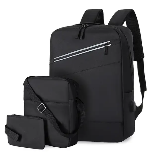 Laptop Backpack Set #6019 Black