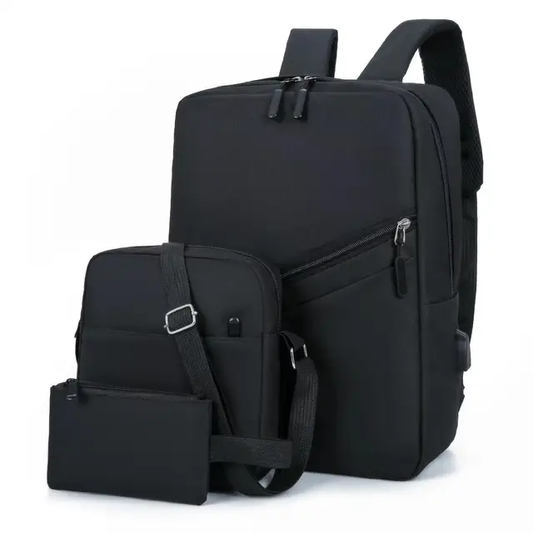 Laptop Backpack Set #6004 Black