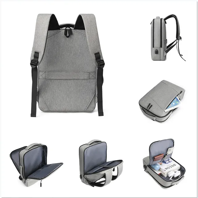 15.6inch Laptop Backpack #5 Gray