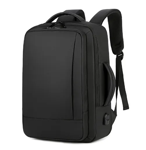 Expandable 16inch Laptop Backpack #1905 Black