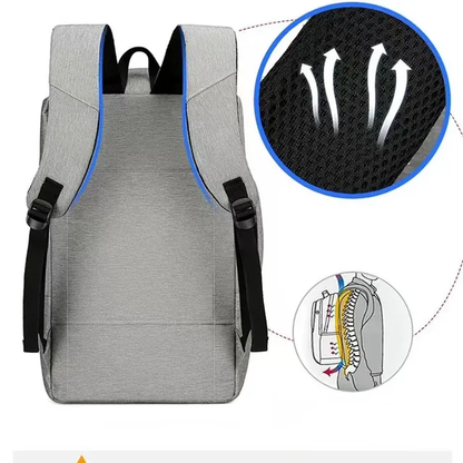 17inch Laptop Backpack #6 Light Gray