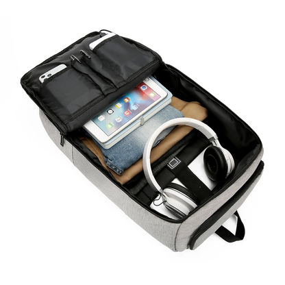 17inch Laptop Backpack #6 Light Gray