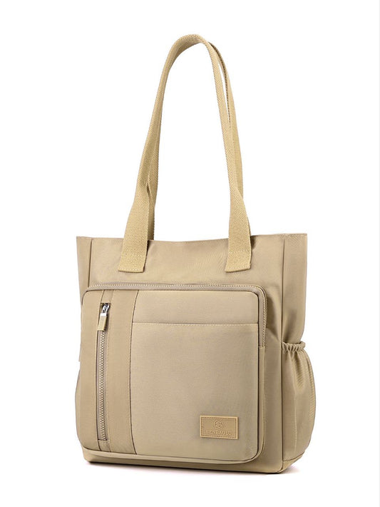 Classic Beige Tote Bag (34x32cm)