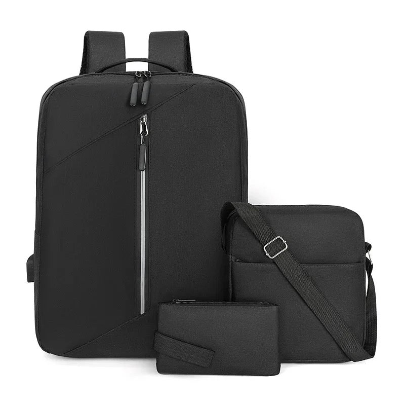 Laptop Backpack Set Black