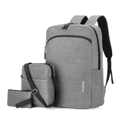 Laptop Backpack Set Grey