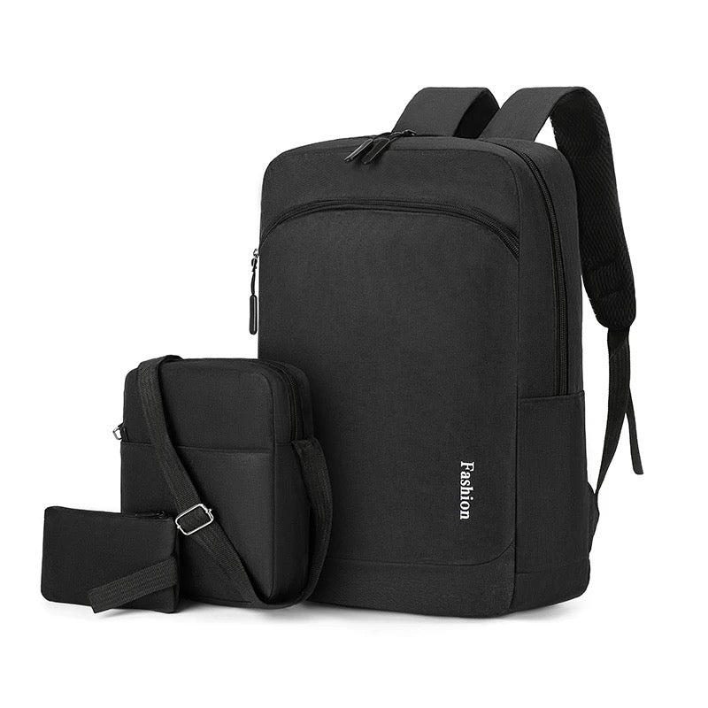 Laptop Backpack Set Black