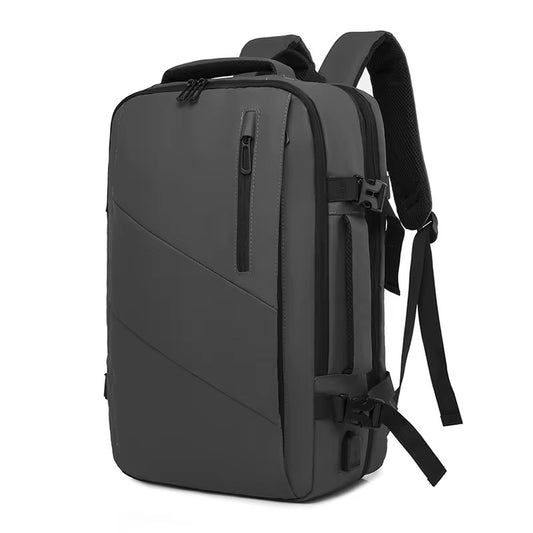 17inch Grey Expandable Laptop Backpack #8853
