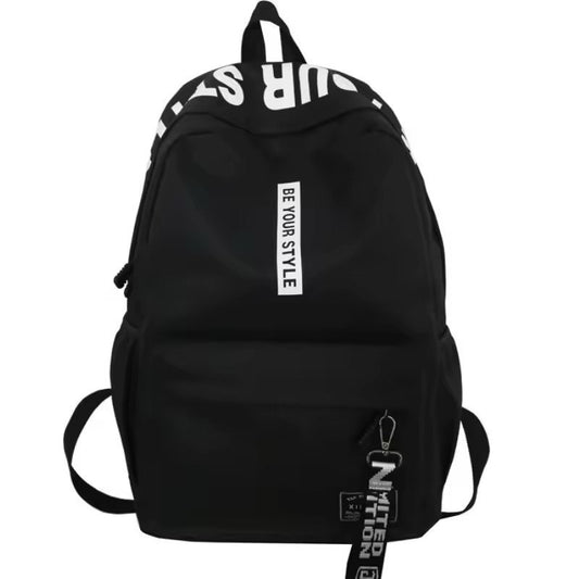 Be Your Style – Black Minimalist Backpack