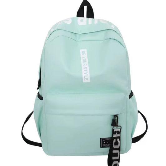 Be Your Style – Light Green Minimalist Backpack