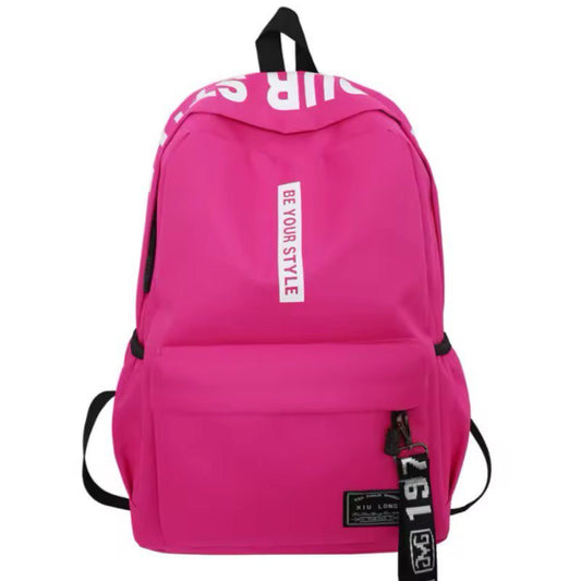 Be Your Style – Pink Minimalist Backpack