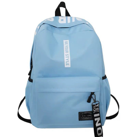 Be Your Style – Light Blue Minimalist Backpack